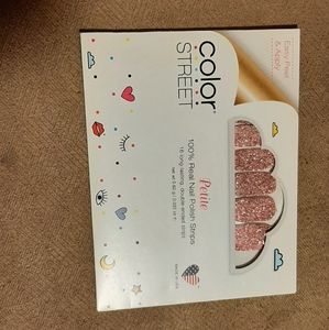 Petite Color Street nails Glitter pink